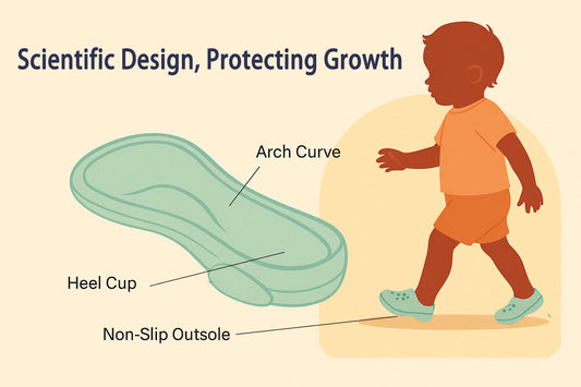 Why Ergonomic Soles Matter During the Golden Years of Foot Development