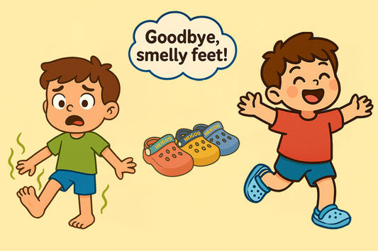 What to Do About Smelly Feet in Kids? Causes, Tips, and the Shoe That Can Help!