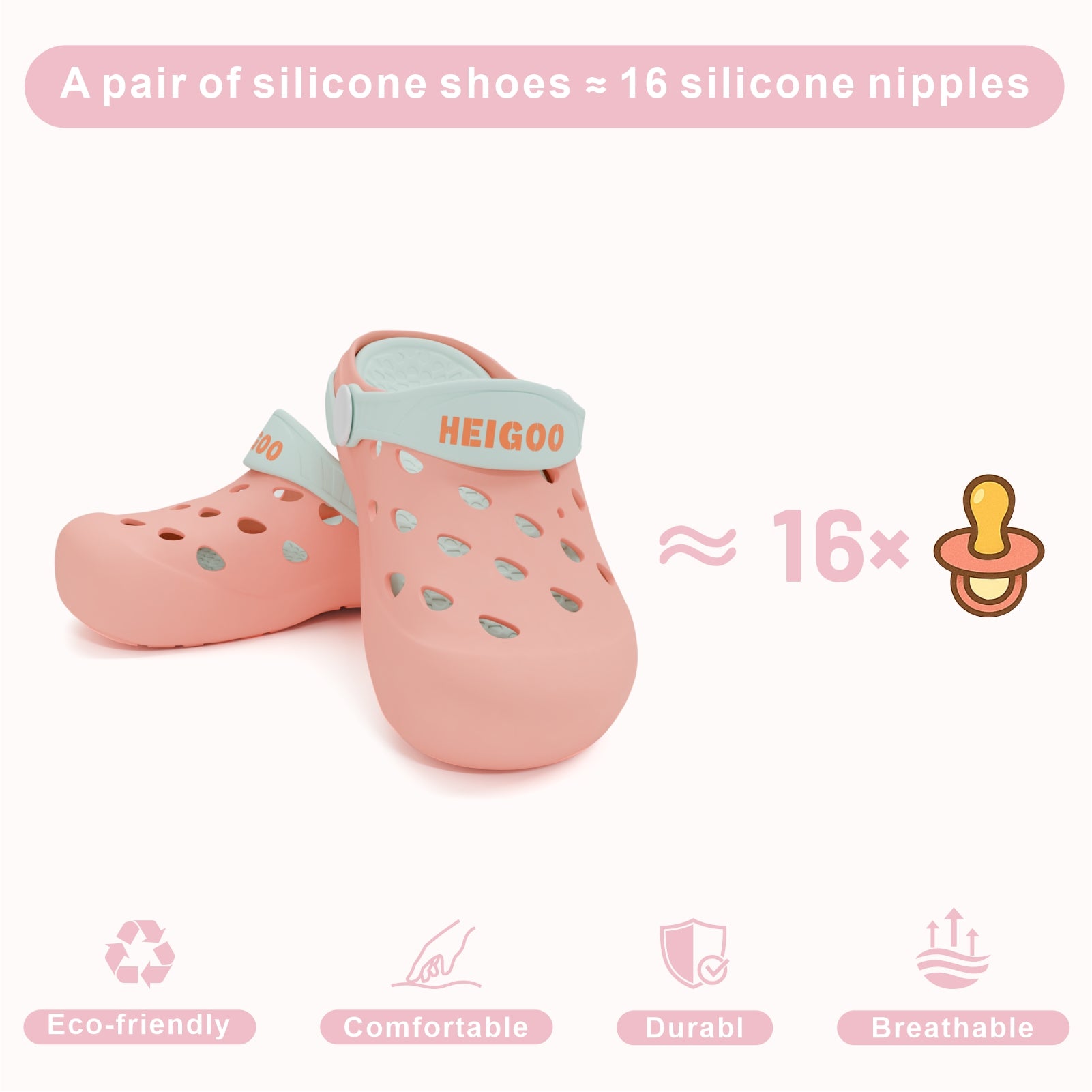 kids silicone clogs for summer