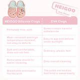 heigoo silicone clogs vs EVA clogs