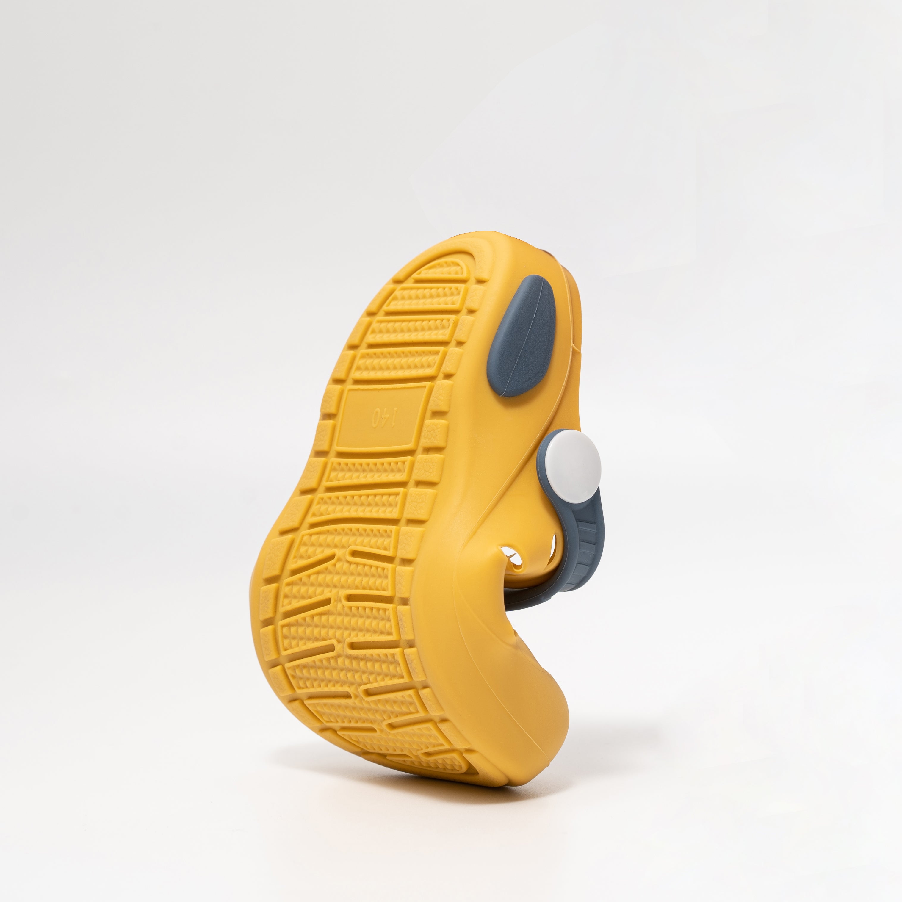 yelllow garden clogs